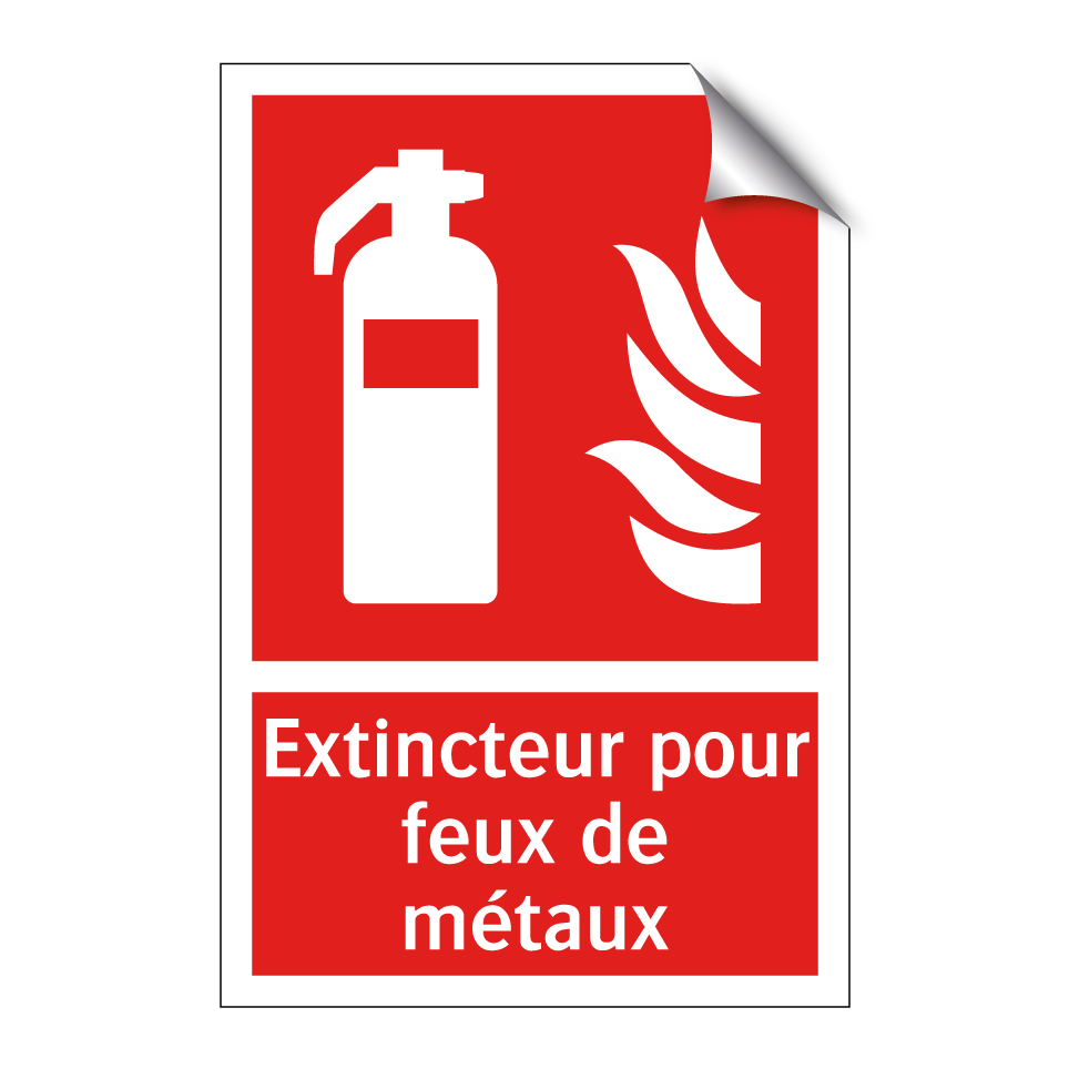 Extincteur pour feux de métaux