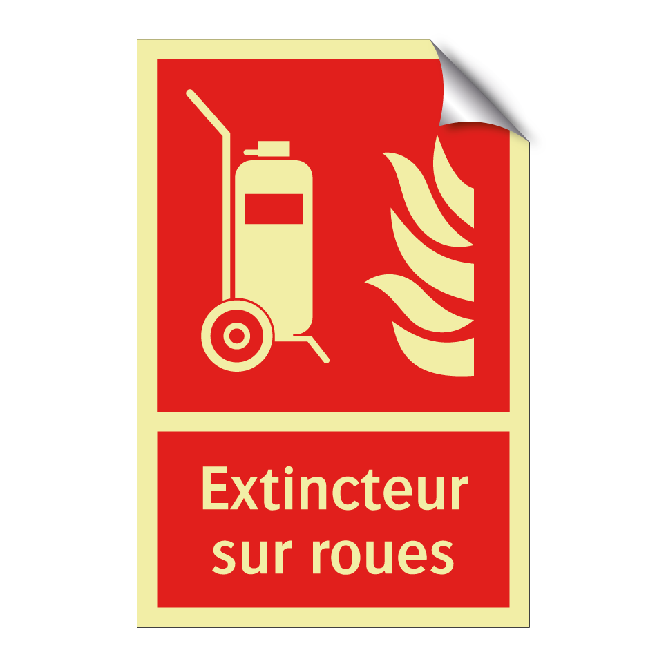 Extincteur sur roues