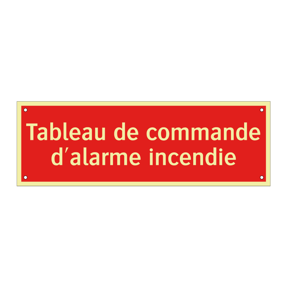Tableau de commande d'alarme incendie