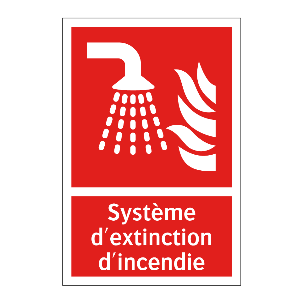 Système d'extinction d'incendie