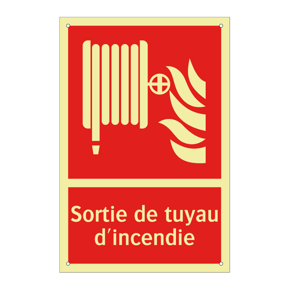 Sortie de tuyau d'incendie