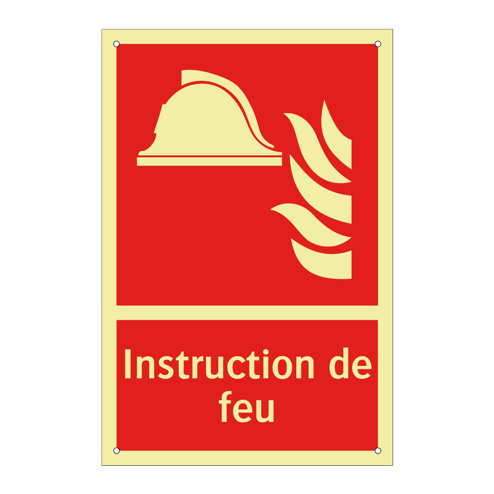 Instruction de feu