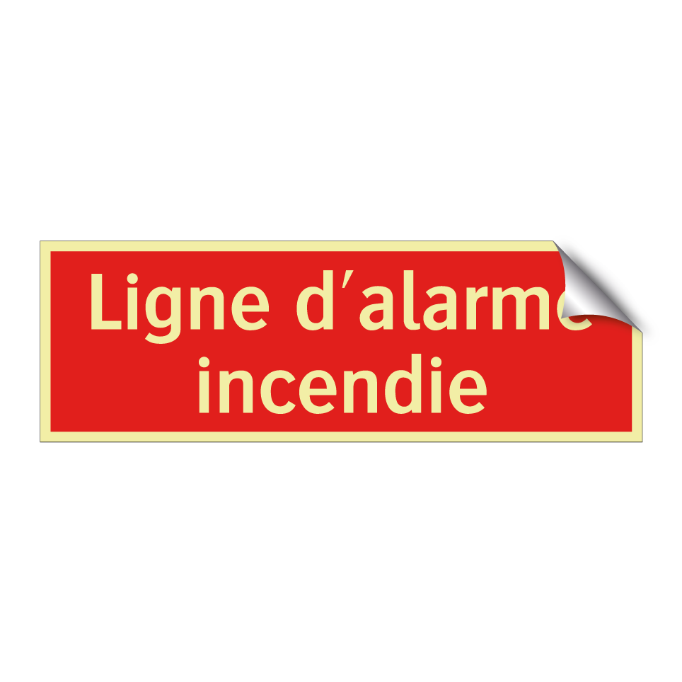 Ligne d'alarme incendie