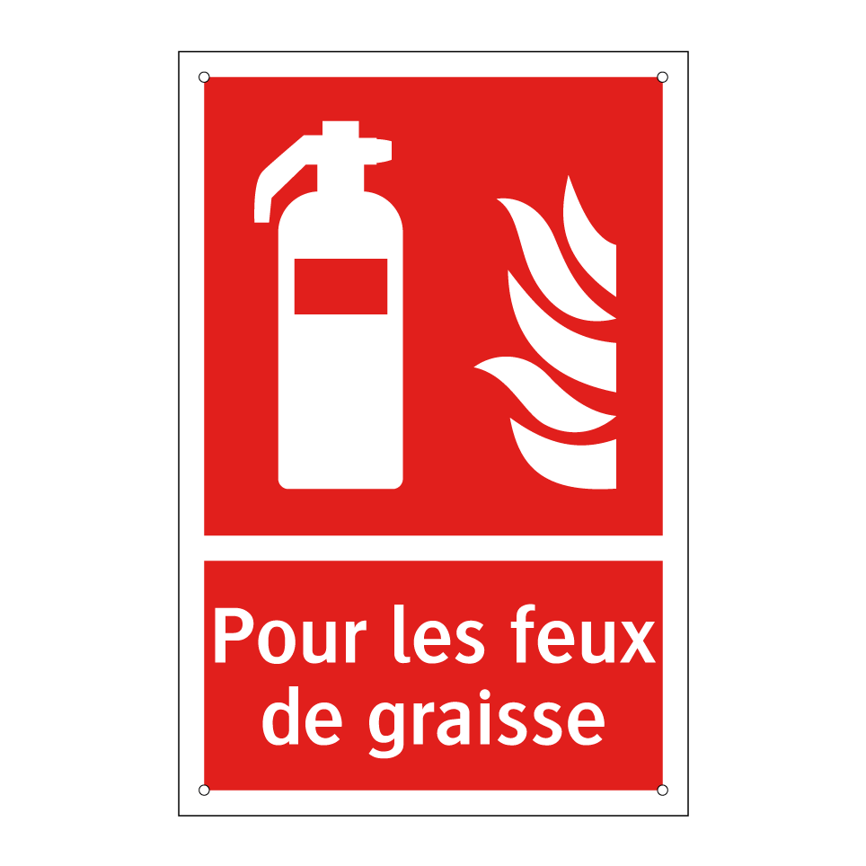 Pour les feux de graisse