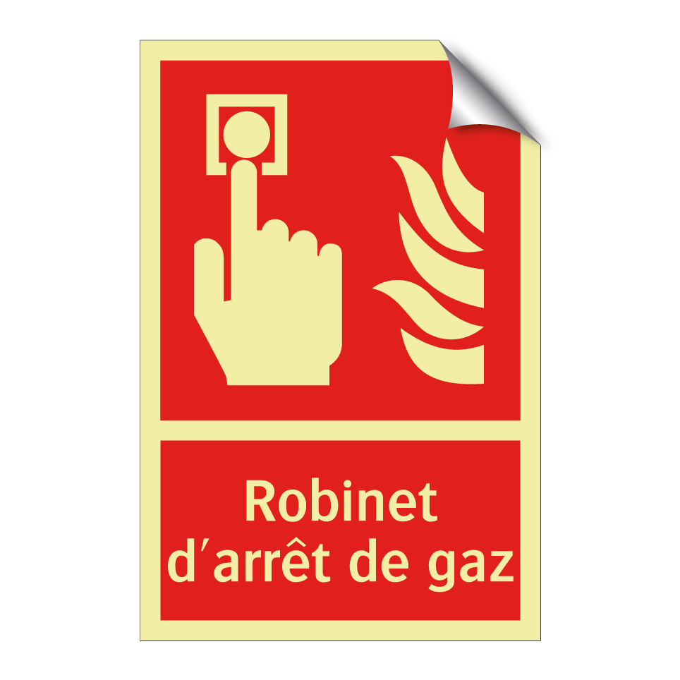 Robinet d'arrêt de gaz