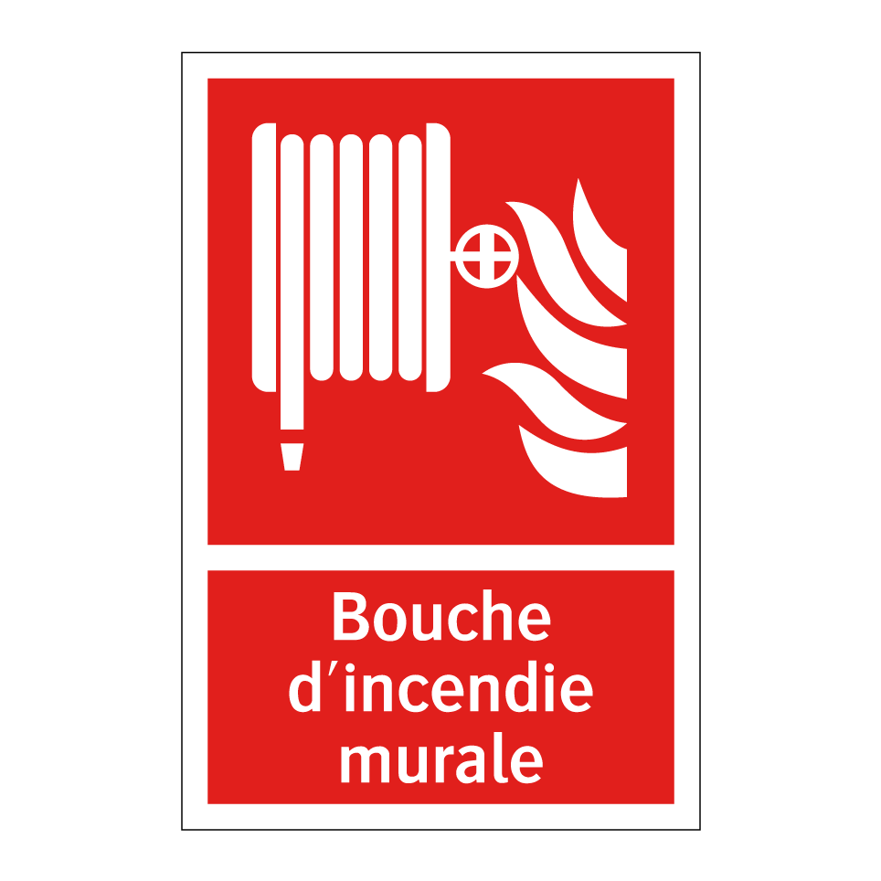 Bouche d'incendie murale