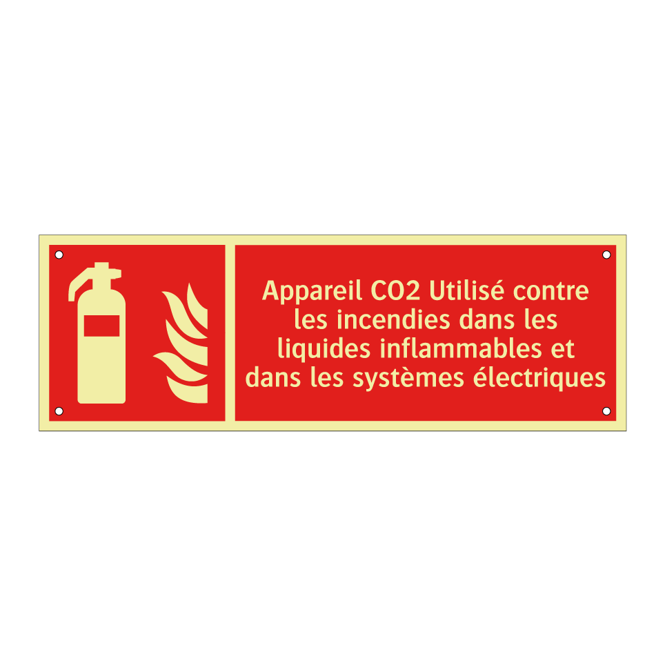 Appareil CO2 Utilisé contre les incendies dans les liquides inflammables et dans les systèmes électriques