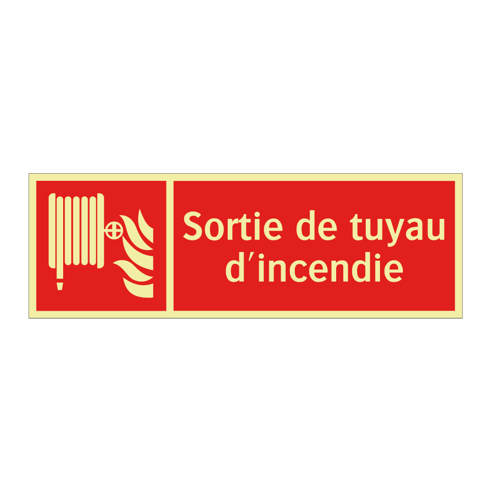 Sortie de tuyau d'incendie