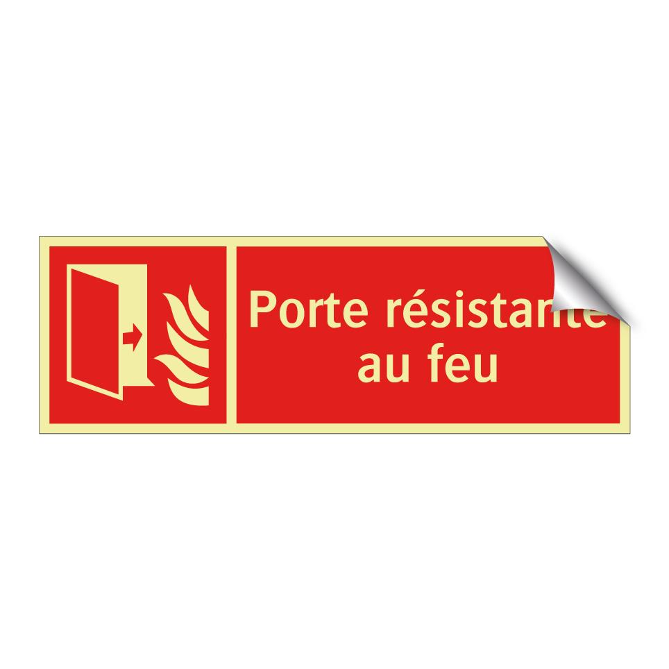 Porte résistante au feu