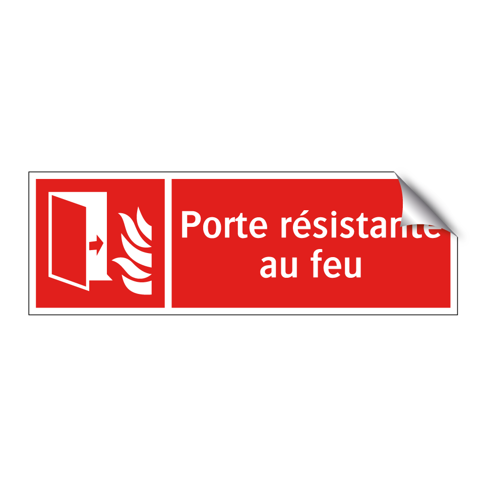 Porte résistante au feu