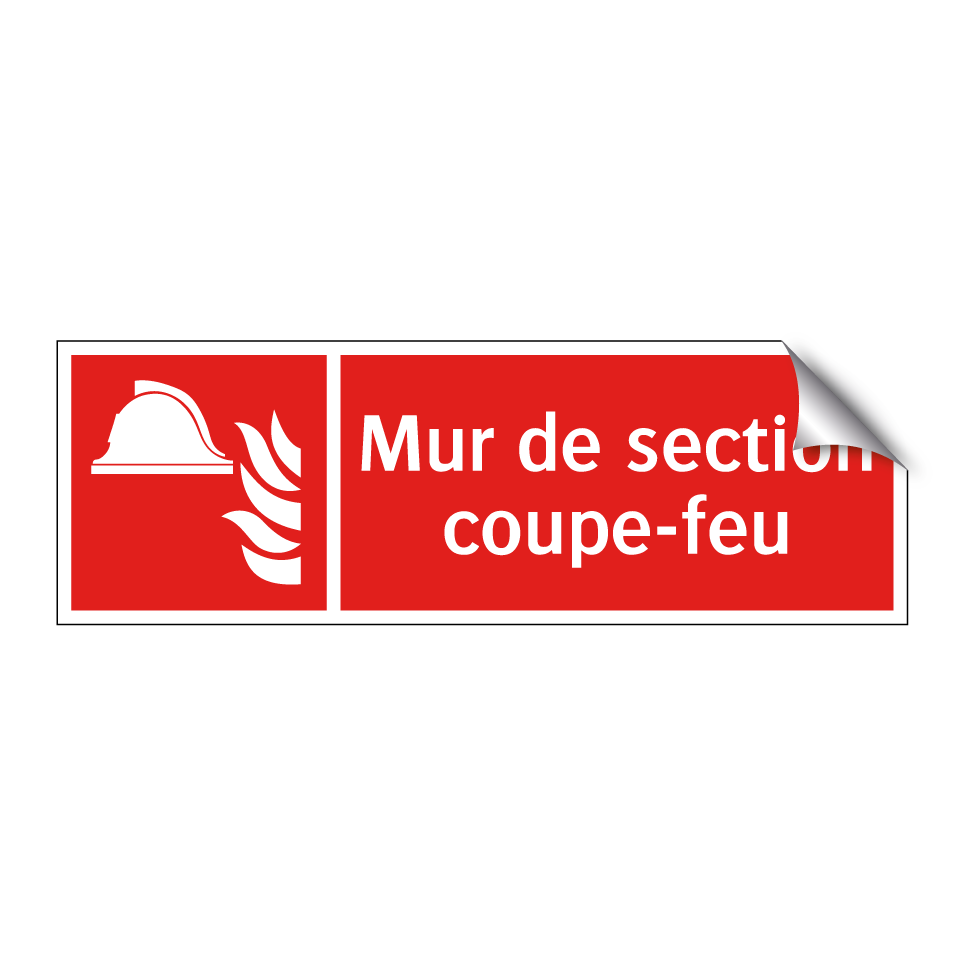 Mur de section coupe-feu