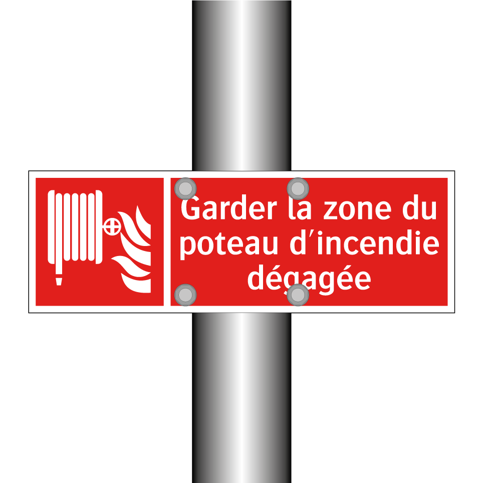 Garder la zone du poteau d'incendie dégagée