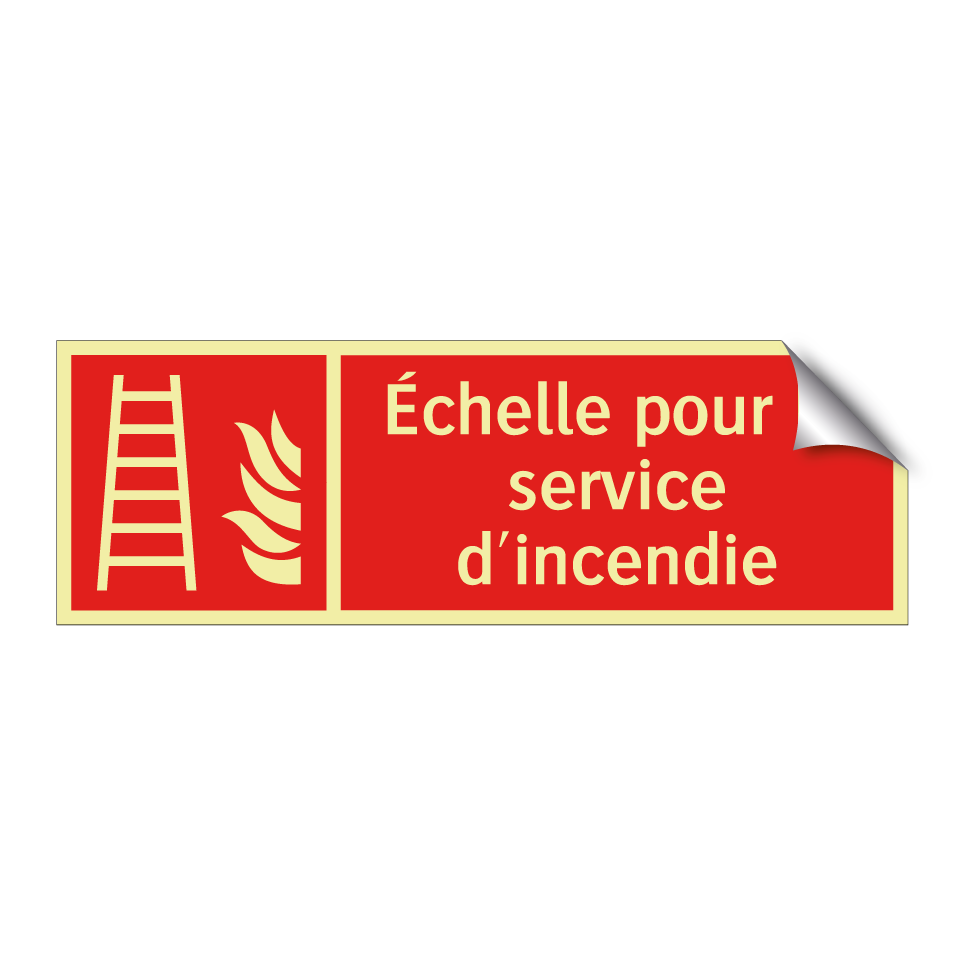Échelle pour le service d'incendie