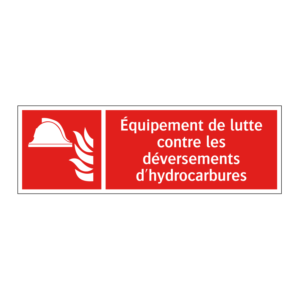 Équipement de lutte contre les déversements d'hydrocarbures