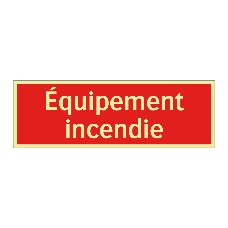 Équipement incendie