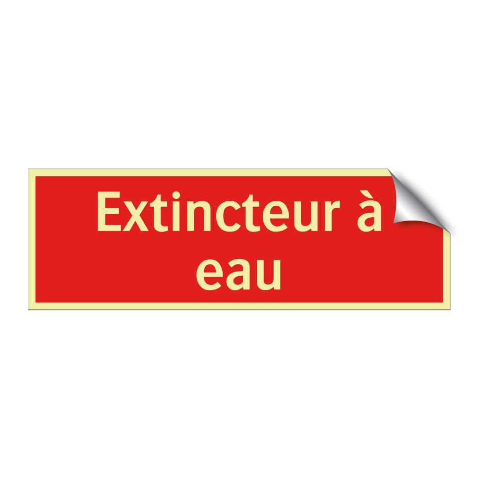 Extincteur à eau