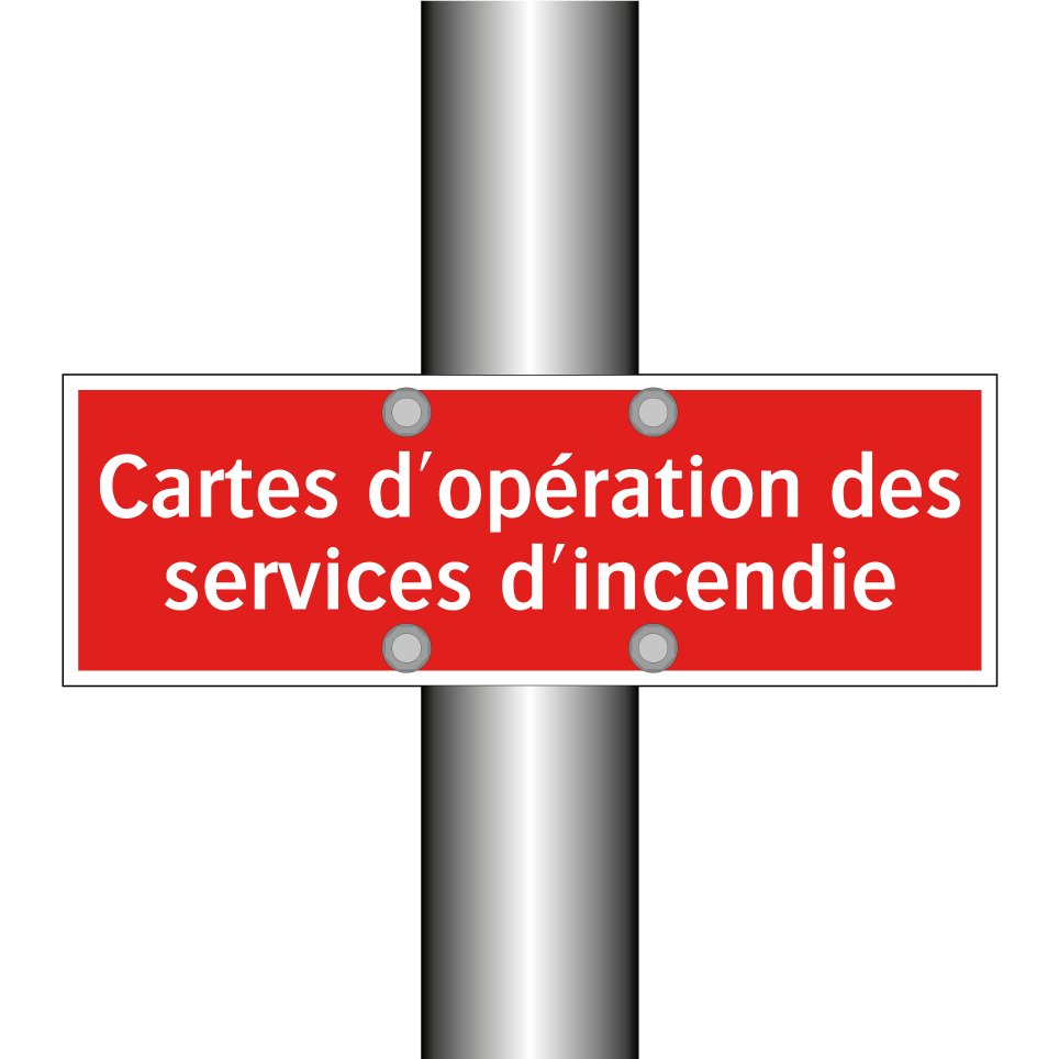 Cartes d'opération des services d'incendie