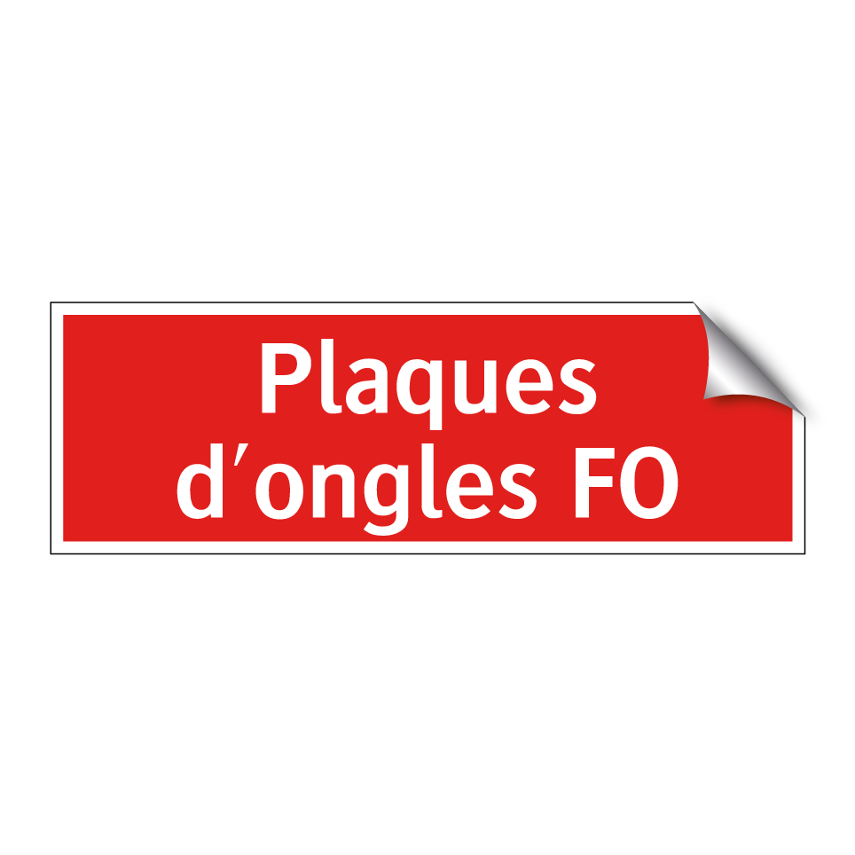 Plaques d'ongles FO