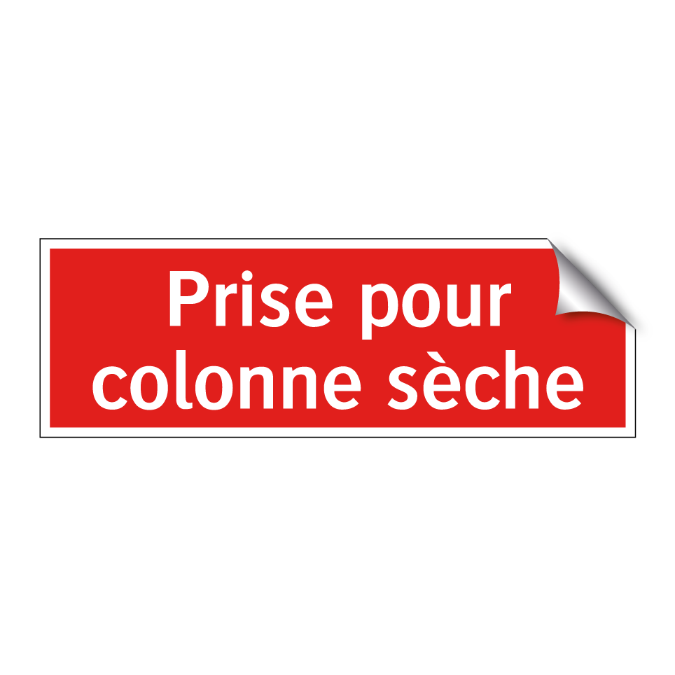 Prise pour colonne sèche