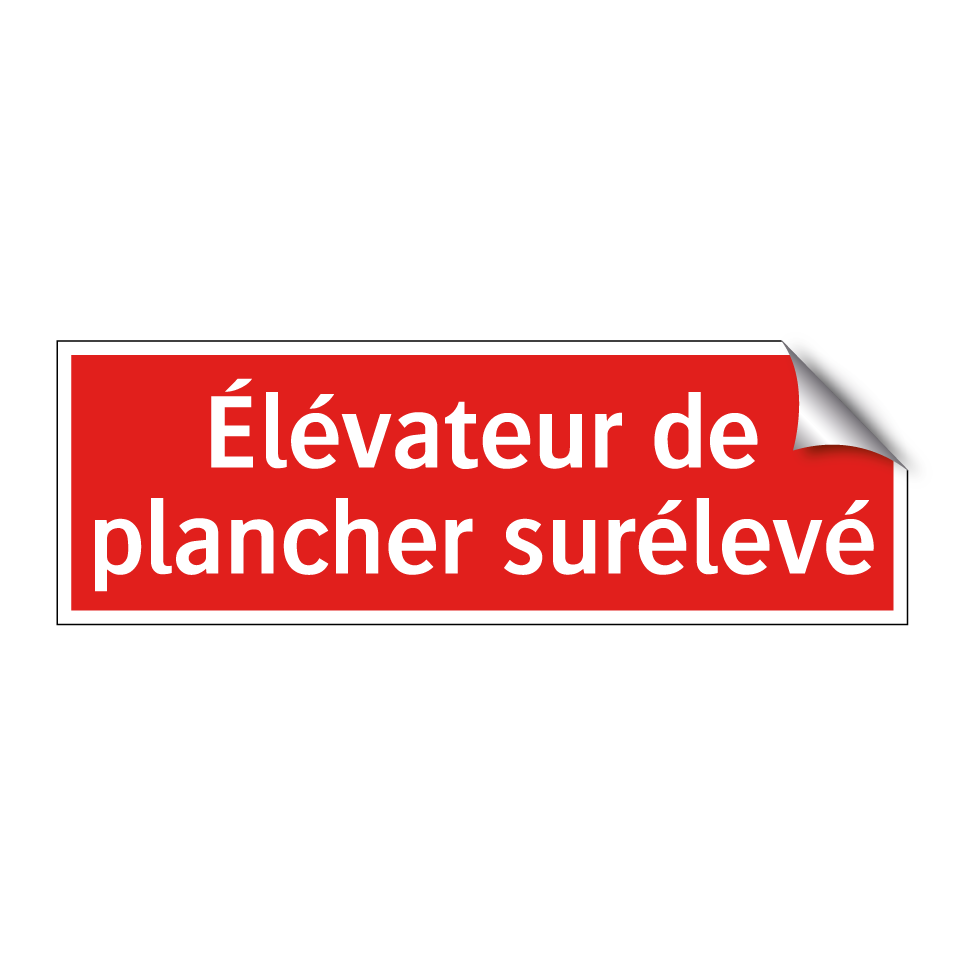 Élévateur de plancher surélevé