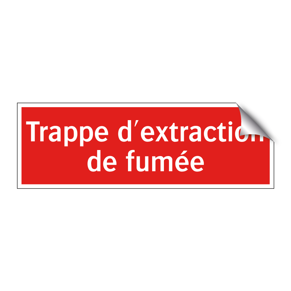 Trappe d'extraction de fumée