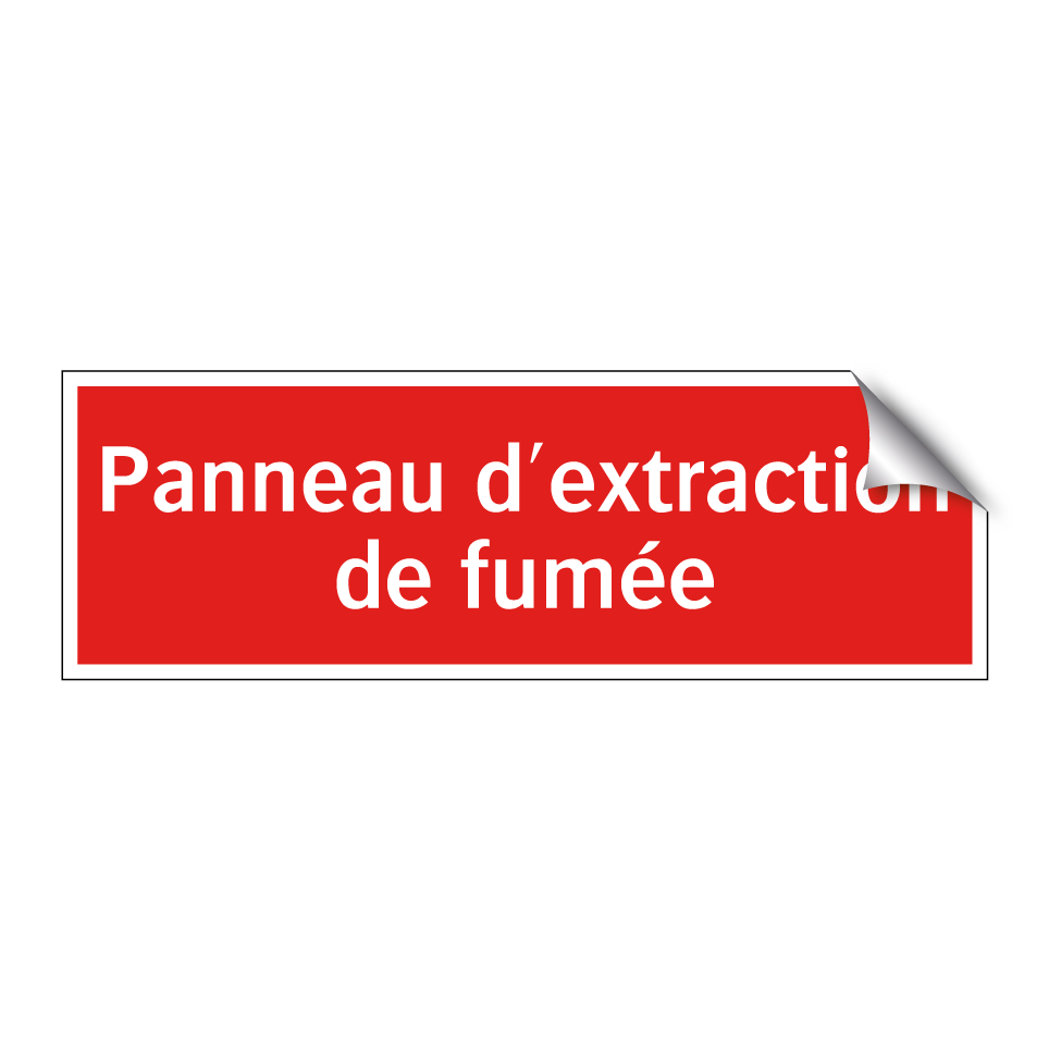 Panneau d'extraction de fumée