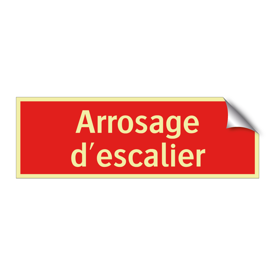 Arrosage d'escalier