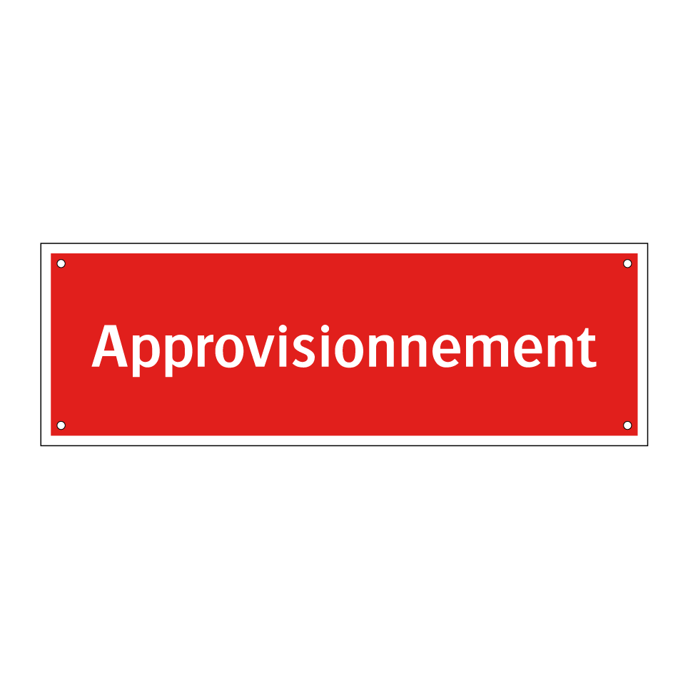 Approvisionnement