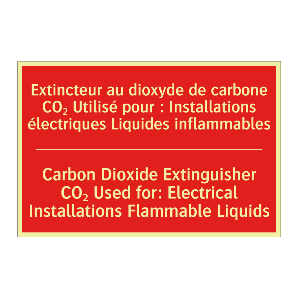 Extincteur au dioxyde de carbone /.../ - Carbon Dioxide Extinguisher CO₂ /.../