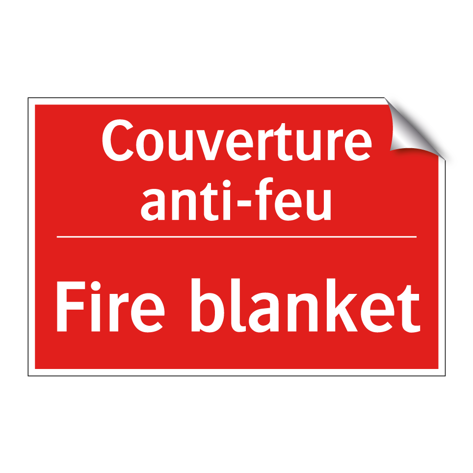 Couverture anti-feu - Fire blanket