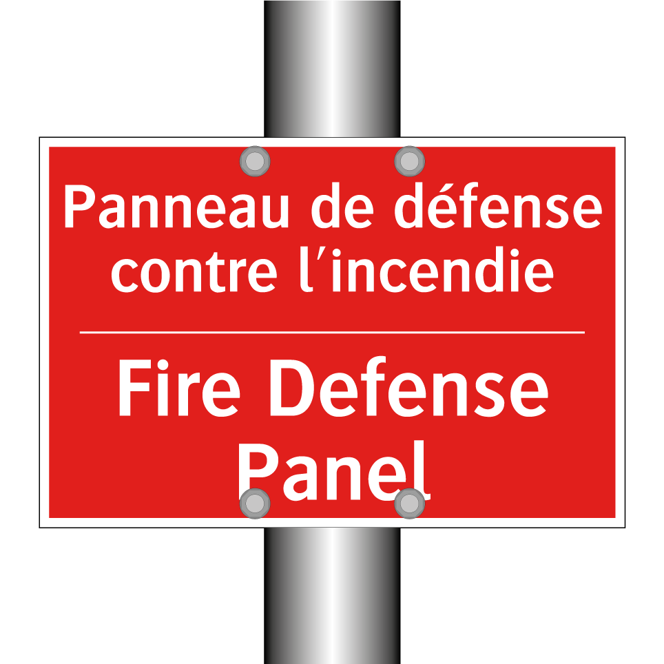 Panneau de défense contre l'incendie /.../ - Fire Defense Panel