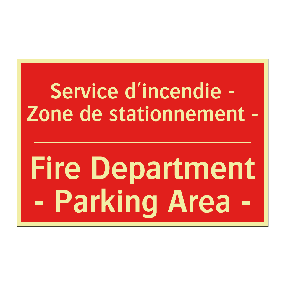 Service d'incendie - Zone de stationnement /.../ - Fire Department - Parking Area /.../