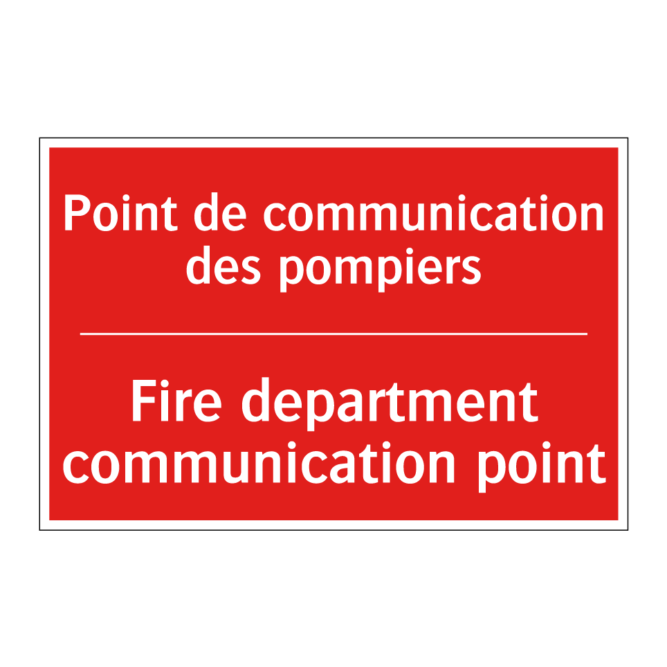 Point de communication des pompiers /.../ - Fire department communication /.../