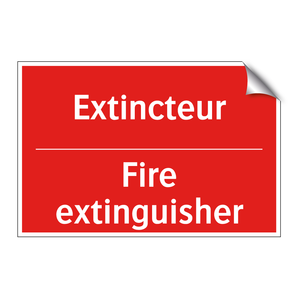 Extincteur - Fire extinguisher