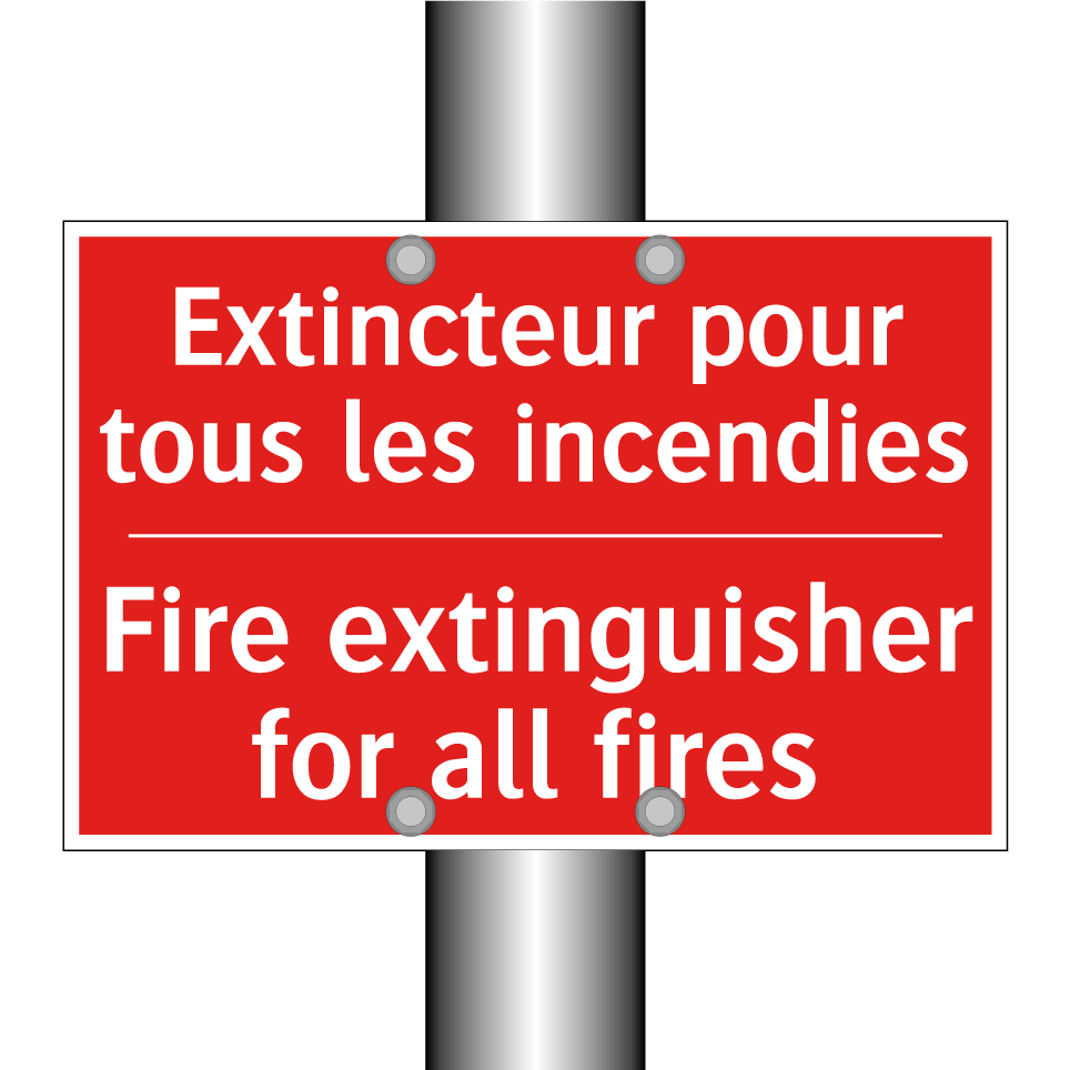 Extincteur pour tous les incendies /.../ - Fire extinguisher for all fires /.../