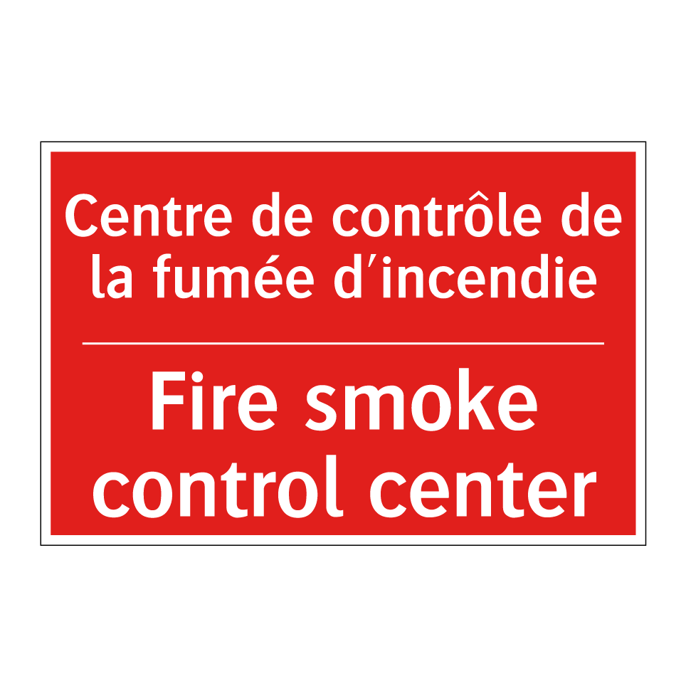 Centre de contrôle de la fumée /.../ - Fire smoke control center