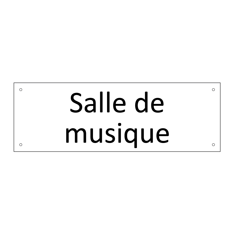 Salle de musique