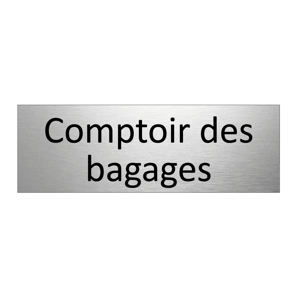 Comptoir des bagages