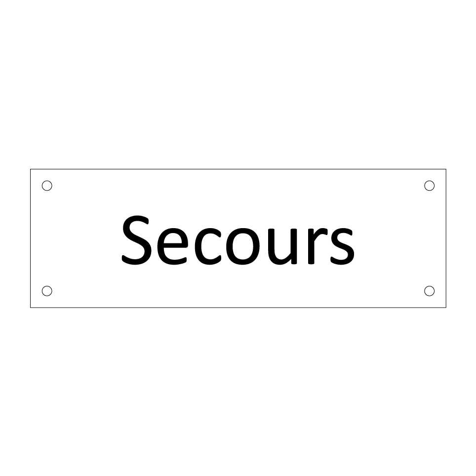 Secours & Secours & Secours