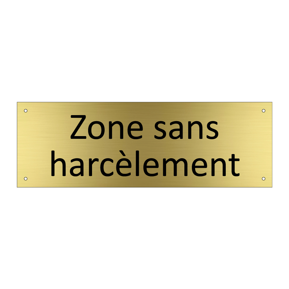 Zone sans harcèlement