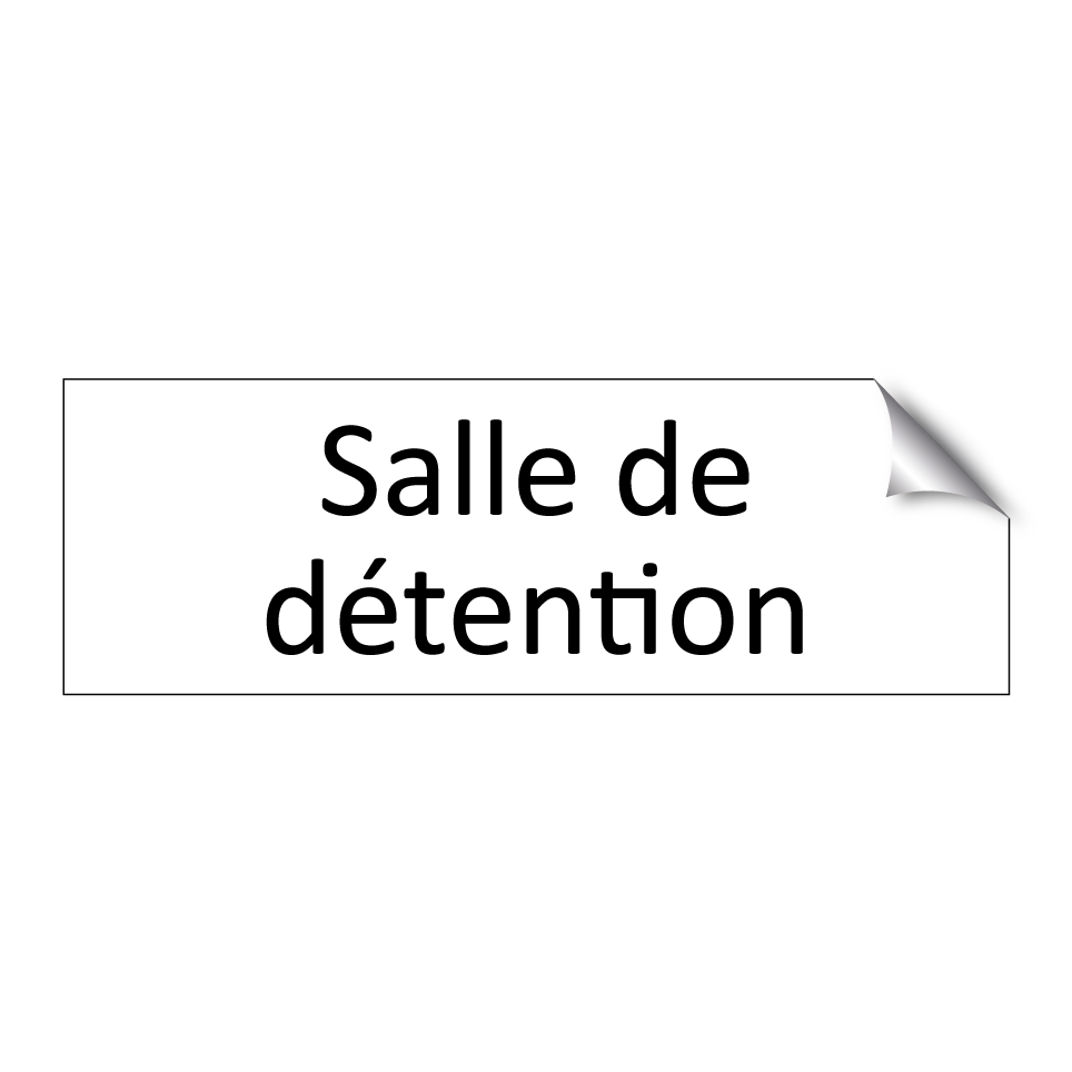 Salle de détention