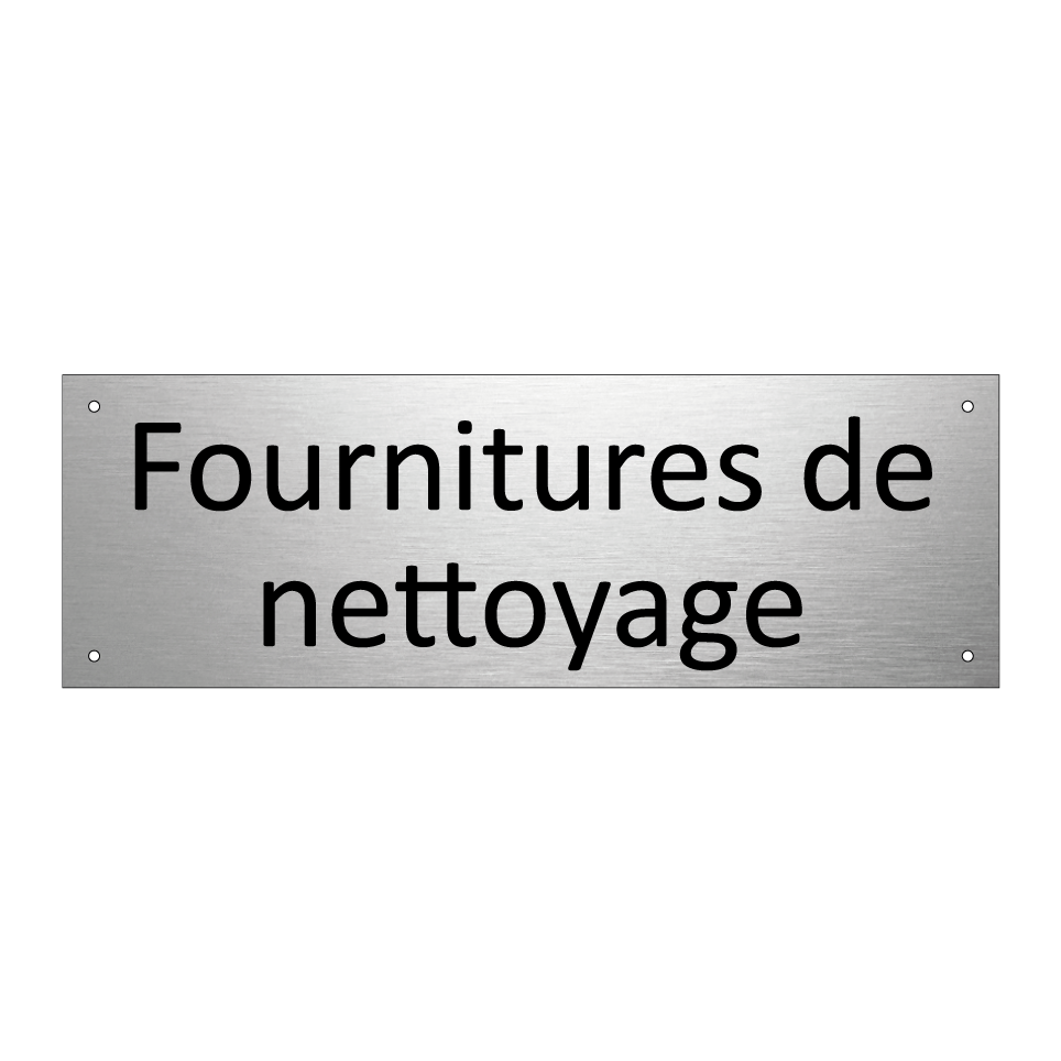 Fournitures de nettoyage