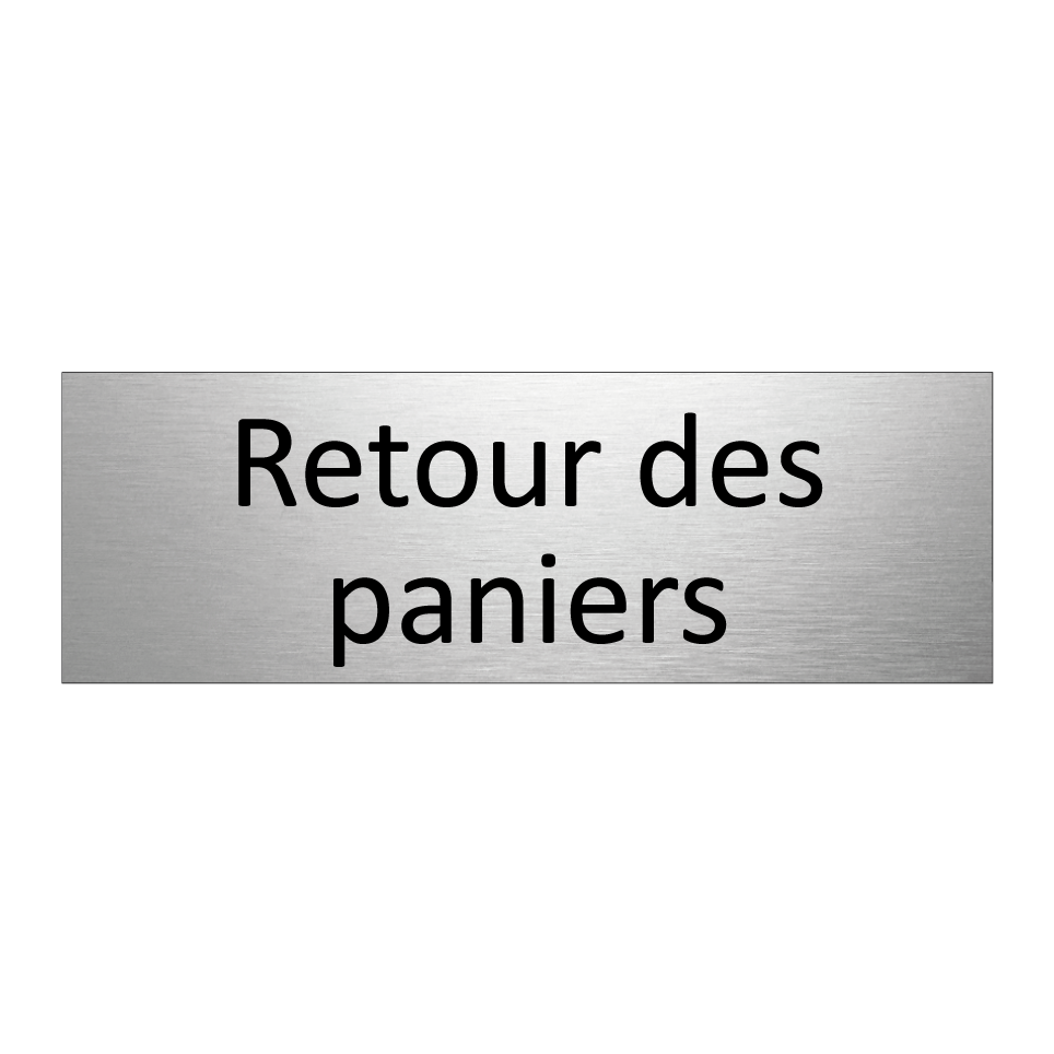 Retour des paniers