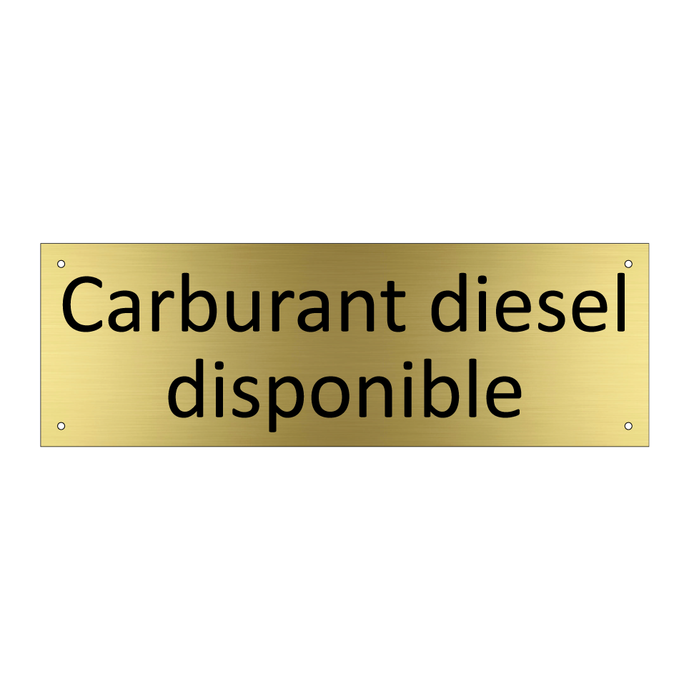 Carburant diesel disponible