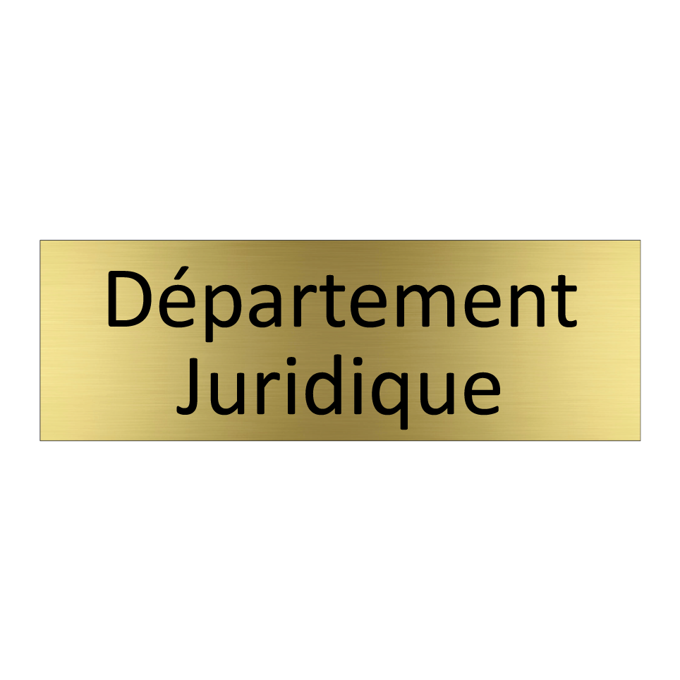 Département Juridique