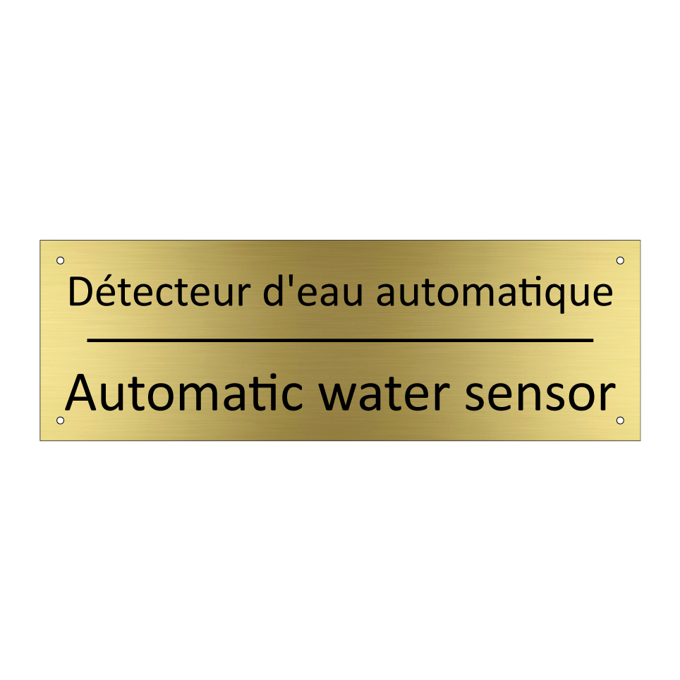 Détecteur d'eau automatique - Automatic water sensor