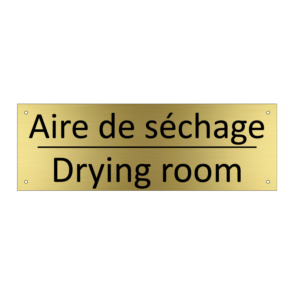 Aire de séchage - Drying room