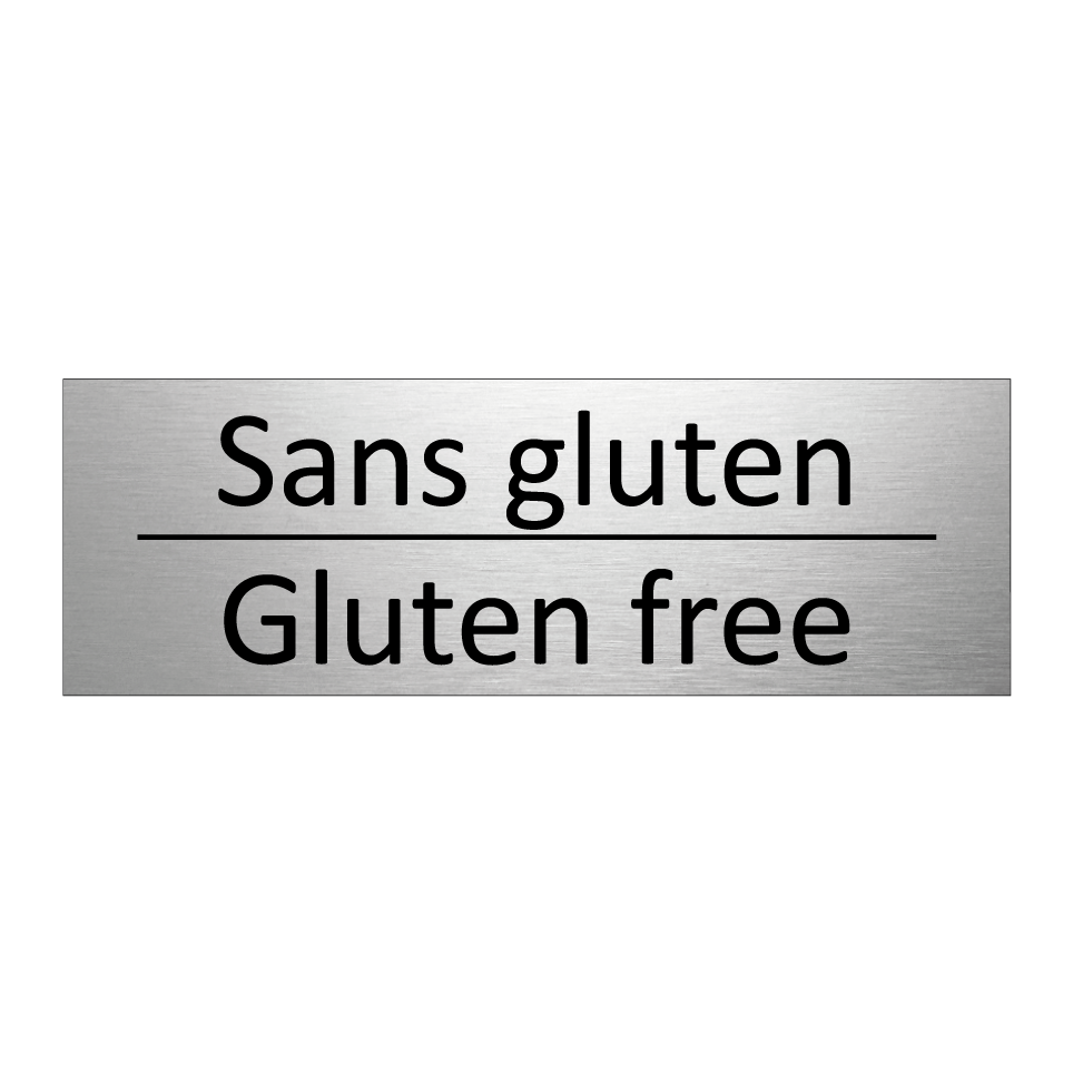 Sans gluten - Gluten free