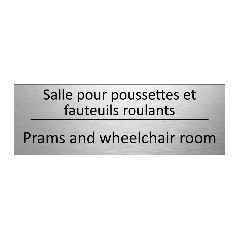 Salle pour poussettes et fauteuils  /.../ - Prams and wheelchair room
