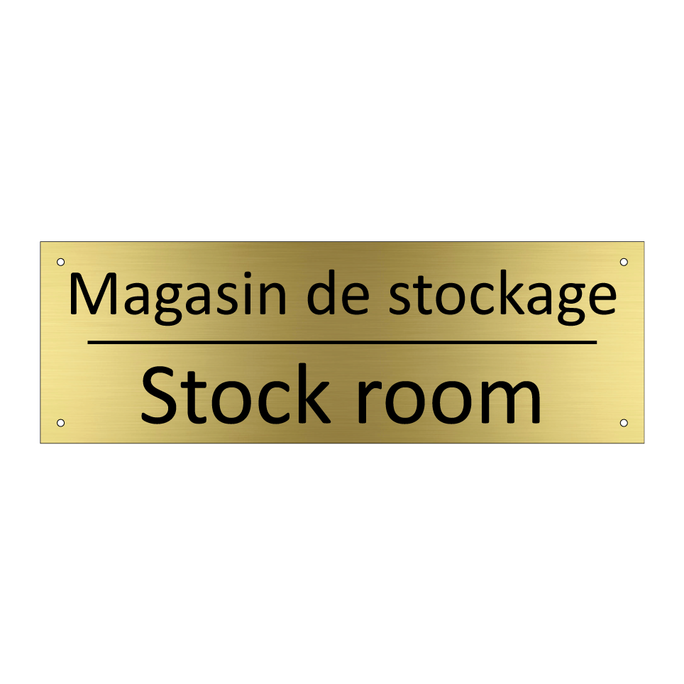 Magasin de stockage - Stock room